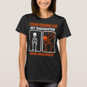 I Wear Yellow For My Daughter ADHD AWARENESS T-Shirt