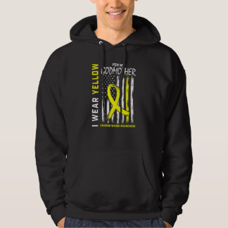 I Wear Yellow For My Godmother Endometriosis Aware Hoodie