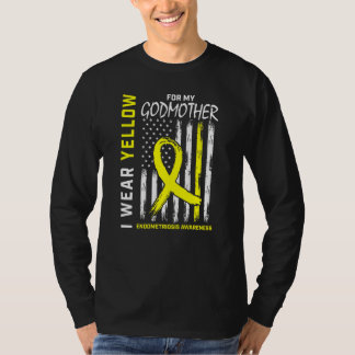 I Wear Yellow For My Godmother Endometriosis Aware T-Shirt