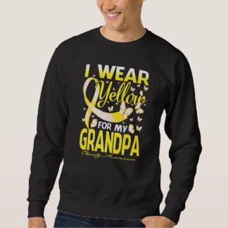 I Wear Yellow For My Grandpa Obesity Awareness Sweatshirt