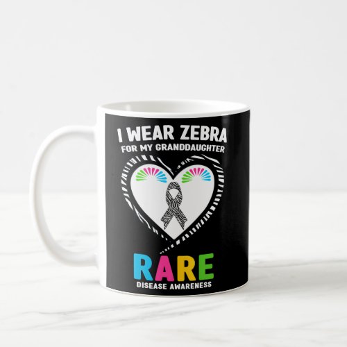 I Wear Zebra For My Granddaughter Rare Disease Awa Coffee Mug