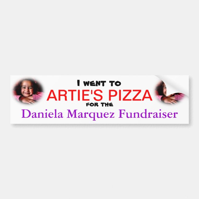 I went to Artie's Bumper Sticker (Front)