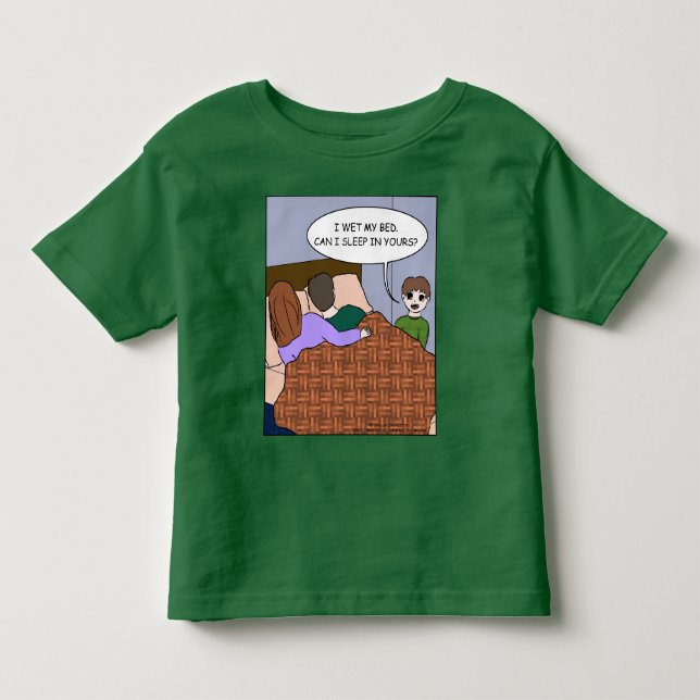 I wet my bed... toddler t-shirt (Front)