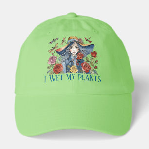 I Wet My Plants - Girl With Roses Hat