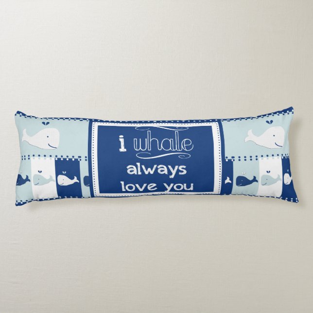 I Whale Always Love You Body Pillow (Back)
