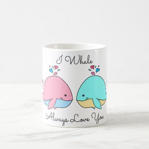 I Whale Always Love You Kawaii Coffee Mug