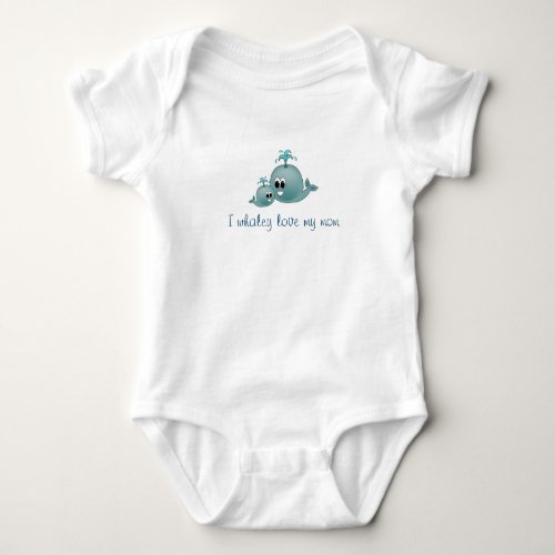 I whaley love my mom baby bodysuit