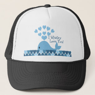 I Whaley Love You! Blue Trucker Hat