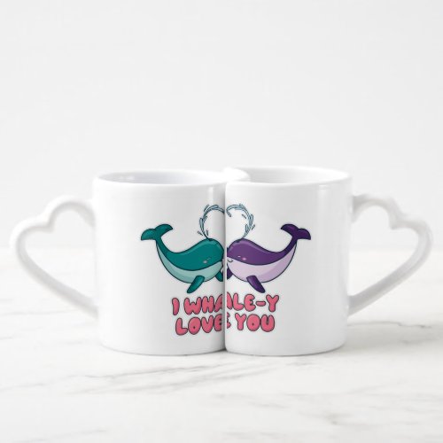 I Whaley Love You Funny Couples Mugs Whales