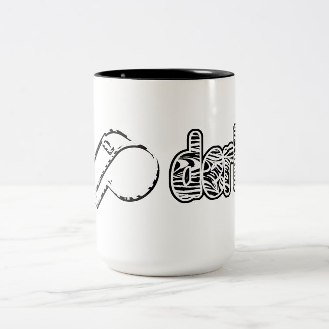 I [whistle] derby mug (Center)