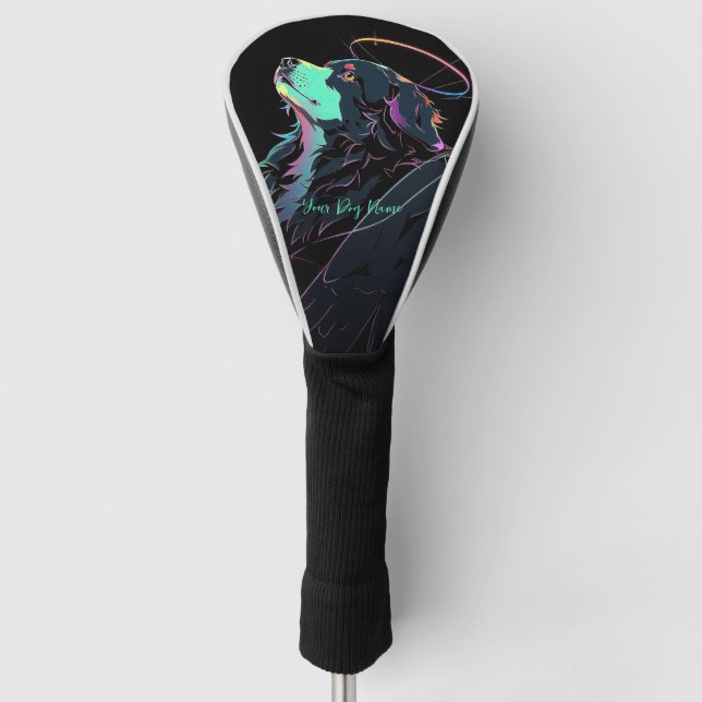 I Will Always Love Bernese Mountain Dog 001 Golf Head Cover (Front)