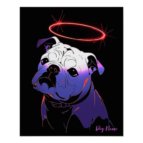 I Will Always Love Bulldog Dog 003 _ Christian Bra Poster