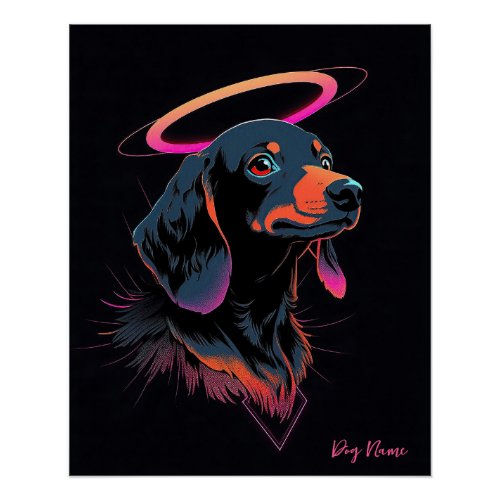 I Will Always Love Dachshund Dog 001 _ Christian B Poster