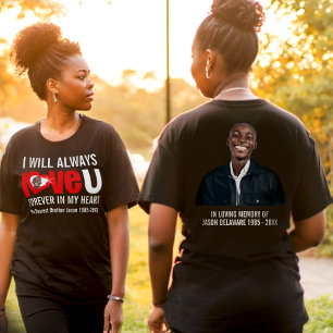 I will always love U forever in my heart photo T-Shirt