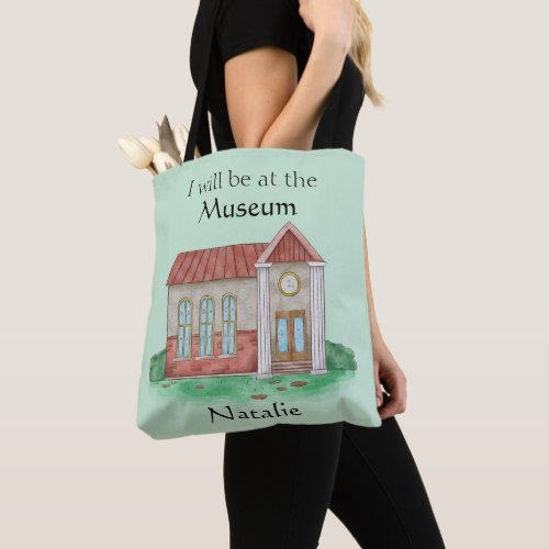 I will be at the Museum Crossbody Tote Bag
