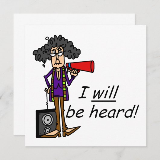 I WILL Be Heard (Front/Back)