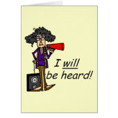 I WILL Be Heard (Front)