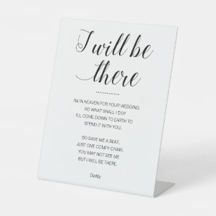 Memorial Wedding Signs Zazzle Memorial Wedding Signs Zazzle