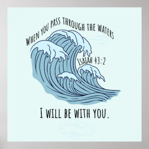 I Will Be With You Christian Poster