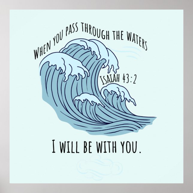 I Will Be With You Christian  Poster (Front)