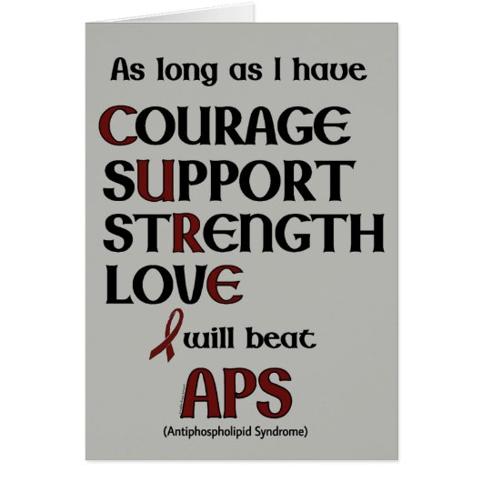 I will beat APS Cards (Front)