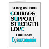 I will beat Dysautonomia (Front)