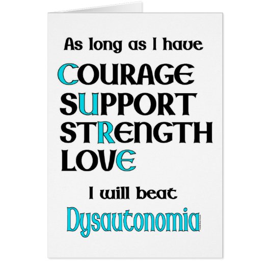 I will beat Dysautonomia (Front)