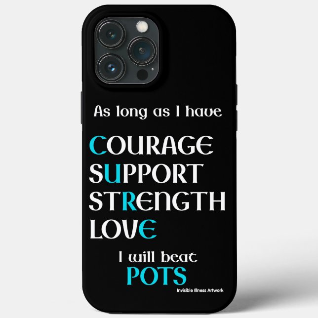 I Will Beat...POTS Case-Mate iPhone Case (Back)