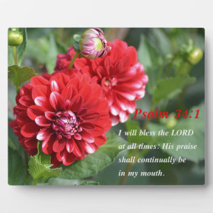 I Will Bless The Lord At All Times! Plaque