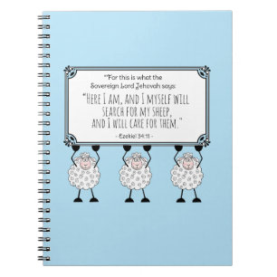 "I Will Care for My Sheep"  Notebook