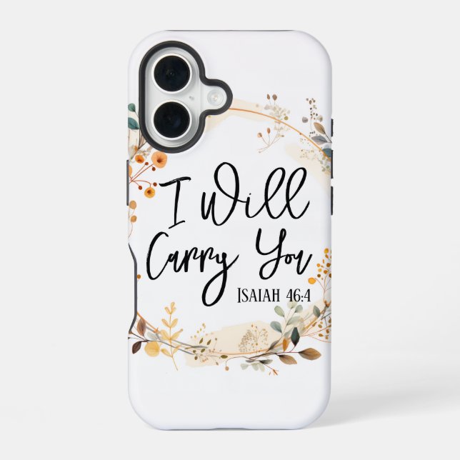 I Will Carry You  iPhone Case (Back)