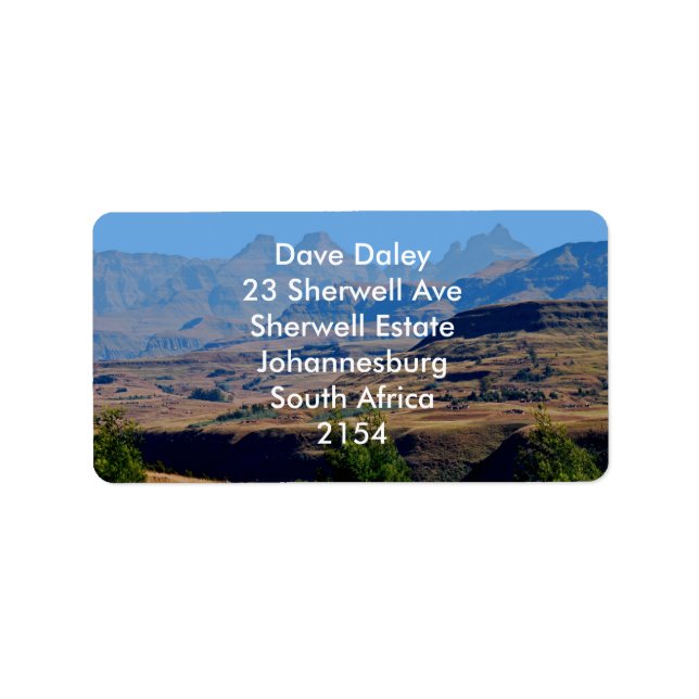 I will climb the highest mountain label (Front)