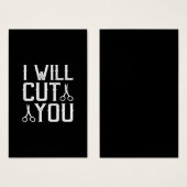 i will cut you (Front & Back)