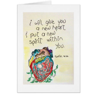 I Will Give You a New Heart Cards