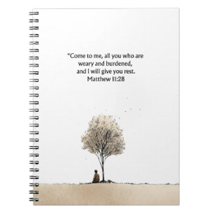 I Will Give You Rest Matthew 11:28 Journal