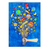 I will give you the moon and the stars card (Front)