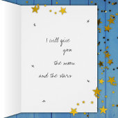 I will give you the moon and the stars card