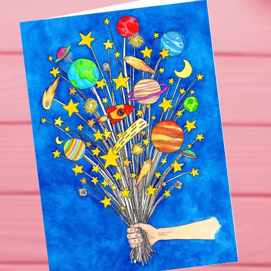 I will give you the moon and the stars card