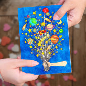 I will give you the moon and the stars card