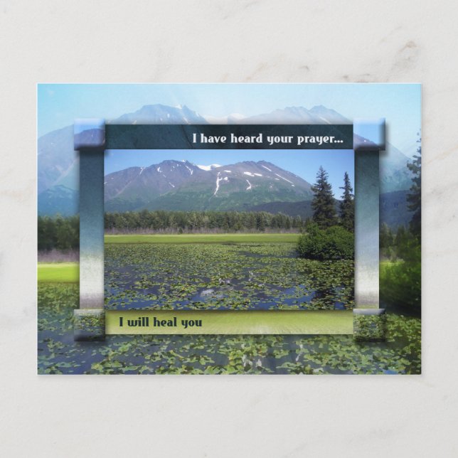 I Will Heal You Postcard (Front)