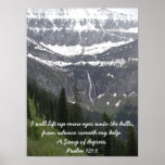 I Will Life Up Mine Eyes...poster Poster at Zazzle