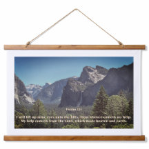 I will lift up mine eyes Tapestry