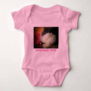 I WILL LOVE YOU ONE OF MY NINE LIVES BABY BODYSUIT
