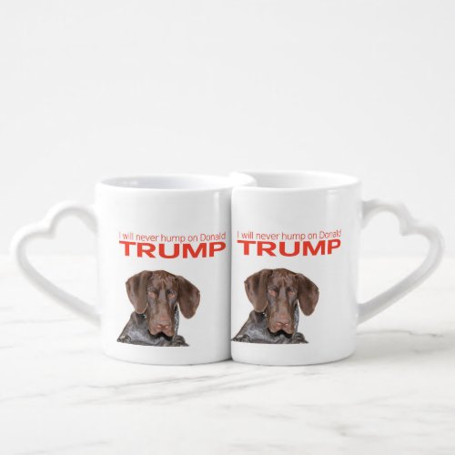 I will never hump on Donald Trump Coffee Mug Set