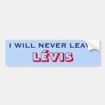 [ Thumbnail: "I Will Never Leave Lévis" (Canada) Bumper Sticker ]