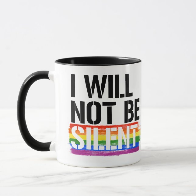 I will not be silent mug (Left)