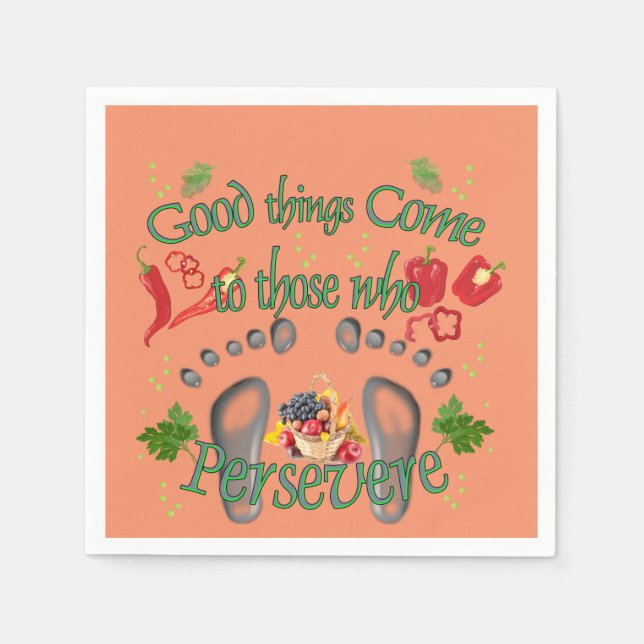 I will persevere  napkins (Front)