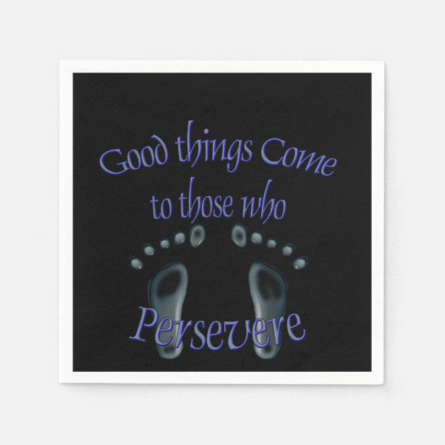 I will persevere  napkins (Front)