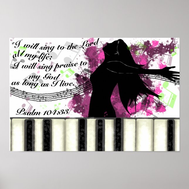 I will praise poster (Front)