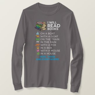 I will read books on a boat and everywhere reading sweatshirt